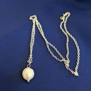 20" Natural Fresh Water Irregular Pearl Necklace